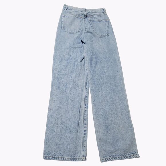 Slvrlake Dakota Jeans Womens Size 26 Straight Leg High Waist Light Wash Denim - Picture 3 of 6